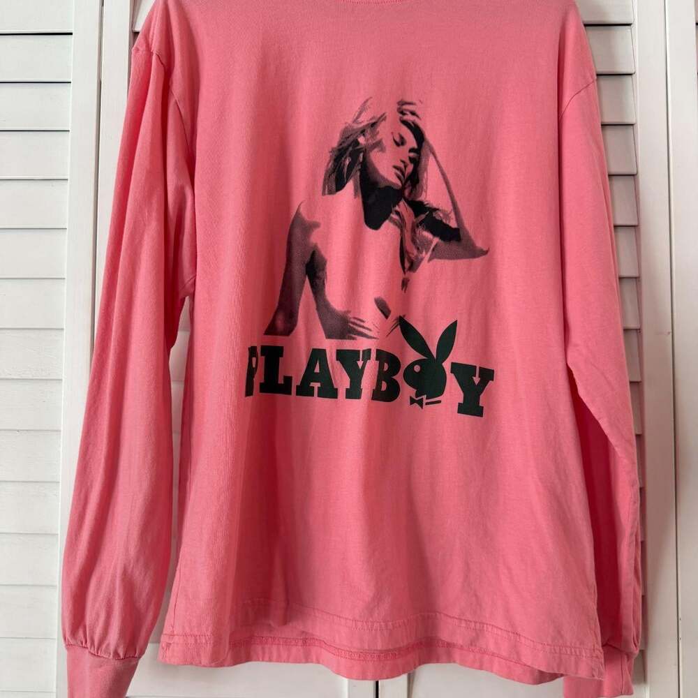 Playboy Men's Pink T-shirt